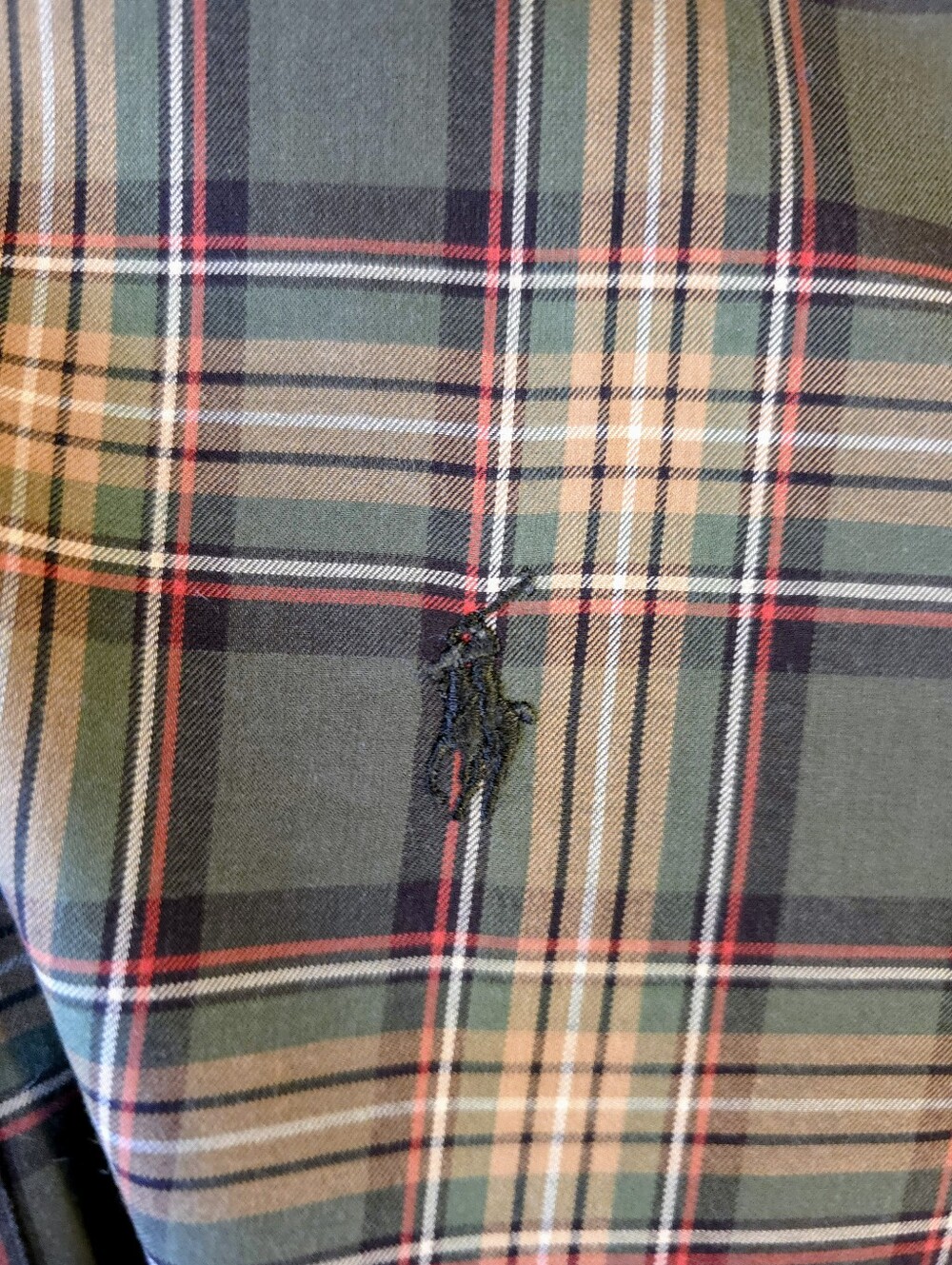 Ralph Lauren (M) Green-orange stripes - Picture 8 of 8
